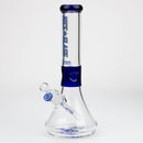 NG-13 inch 7mm Flat Base Beaker [L734] Glass Bong High-End Brands Glass Blue