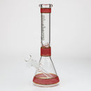 Blueberry-12 inch Texture Plated Beaker [ST013] Glass Bong High-End Brands Glass Red