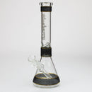 Blueberry-12 inch Texture Plated Beaker [ST013] Glass Bong High-End Brands Glass Black