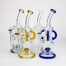 NG- 11 inch Sprocket Perc 4-Arm Recycler [LZ5007] Glass Bong High-End Brands Glass