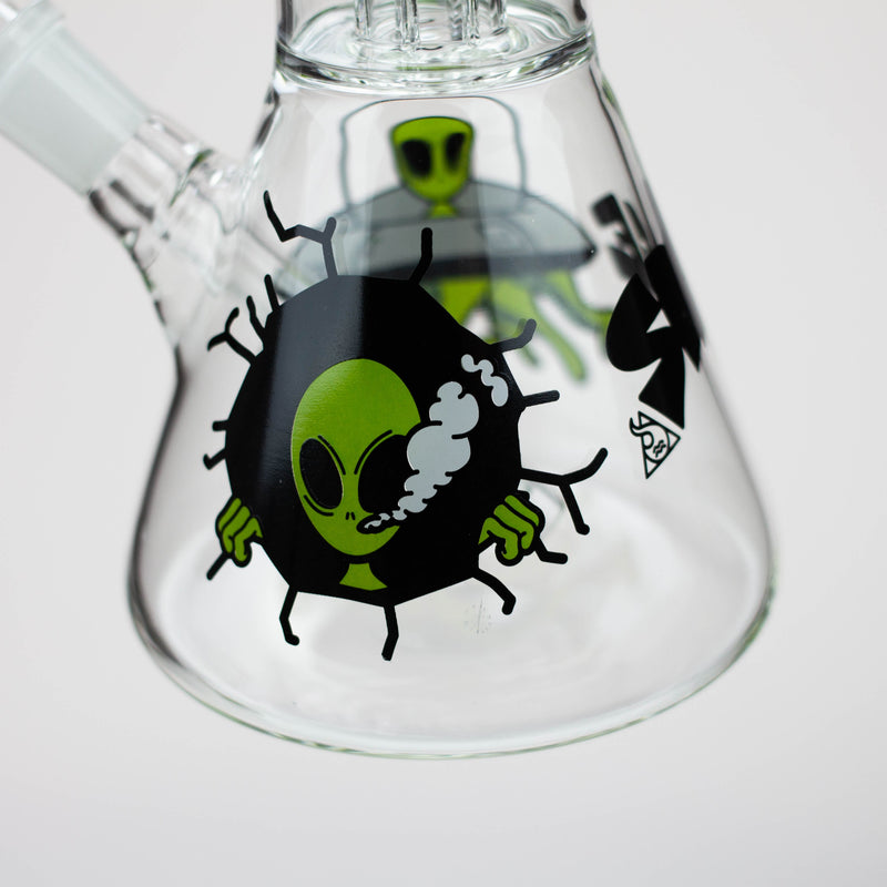 O Squadafum Glass Ice Bong Percolator Stickers