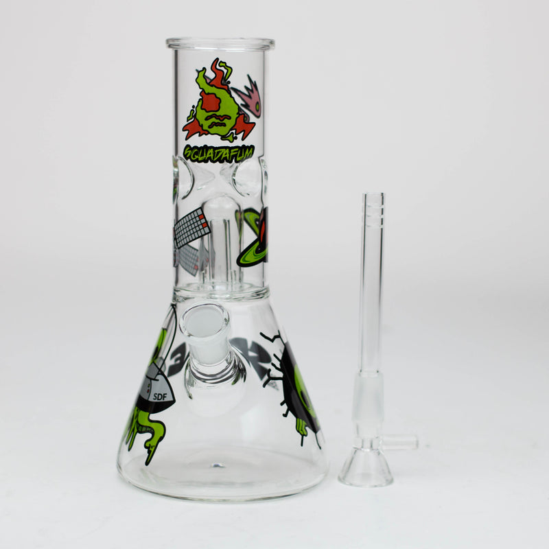 O Squadafum Glass Ice Bong Percolator Stickers