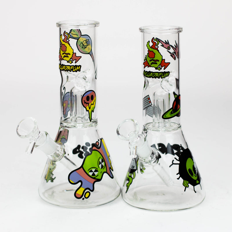 O Squadafum Glass Ice Bong Percolator Stickers