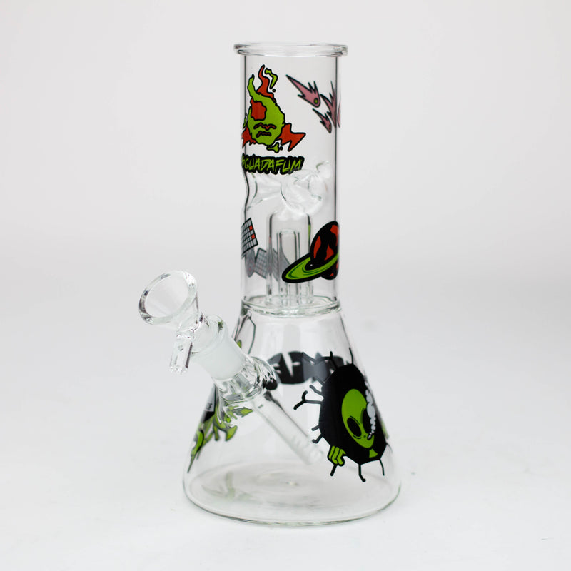 O Squadafum Glass Ice Bong Percolator Stickers