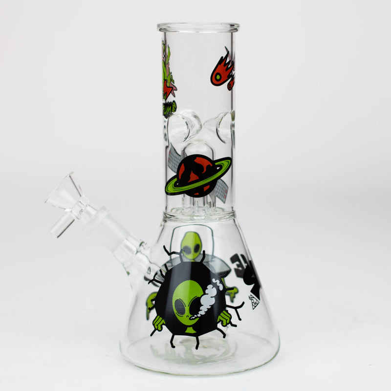 O Squadafum Glass Ice Bong Percolator Stickers