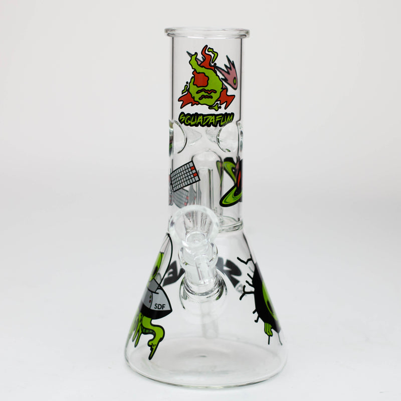 O Squadafum Glass Ice Bong Percolator Stickers