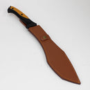 18.5" Full Tang Tactical Kukri W/leather Sheath [T22027] Sword · Machete · Axe Canadian Distributor