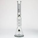 preemo - 19 inch Dome Over Double Disc Perc [P016] Glass Bong preemo