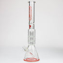 preemo - 19 inch Dome Over Double Disc Perc [P016] Glass Bong preemo RED