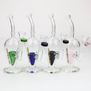 NG-8 inch Cone Perc Reverse Triangle Bubbler [N8007] Glass Bong High-End Brands Glass