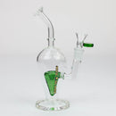 NG-8 inch Cone Perc Reverse Triangle Bubbler [N8007] Glass Bong High-End Brands Glass