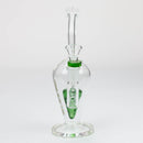 NG-8 inch Cone Perc Reverse Triangle Bubbler [N8007] Glass Bong High-End Brands Glass