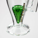 NG-8 inch Cone Perc Reverse Triangle Bubbler [N8007] Glass Bong High-End Brands Glass