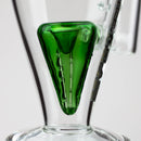 NG-8 inch Cone Perc Reverse Triangle Bubbler [N8007] Glass Bong High-End Brands Glass