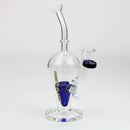 NG-8 inch Cone Perc Reverse Triangle Bubbler [N8007] Glass Bong High-End Brands Glass BLUE