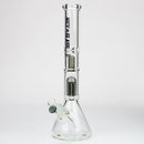 NG | 18 inch 6-Arm Perc & Splash Guard Beaker [G607-7] Glass Bong High-End Brands Glass BLACK