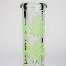 NG-13 inch 7mm Glow-In-The-Dark Leaves [ST011] Glass Bong High-End Brands Glass