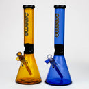 preemo - 15.5 inch Black Pinch Full Color Beaker [P025] Glass Bong preemo