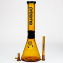 preemo - 15.5 inch Black Pinch Full Color Beaker [P025] Glass Bong preemo