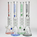 preemo - 19 inch Dome Over Double Disc Perc [P016] Glass Bong preemo