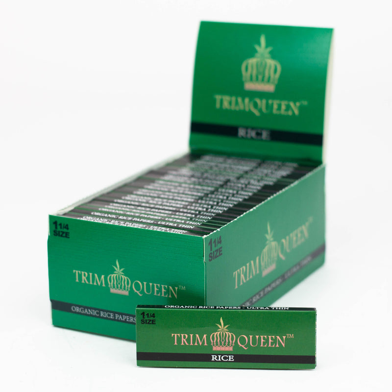 O Trim Queen®️ Premium King Size Rolling Rice Papers DISPLAY BOX OF 50