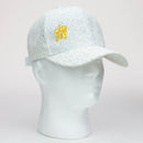Acid Secs - Lace Style Embroidered Adjustable Hats Hat & Toque Acid Secs Productions Inc. White