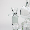 21" H2O Double ring glass water bong [H2O-24] Glass Bong Canadian Distributor