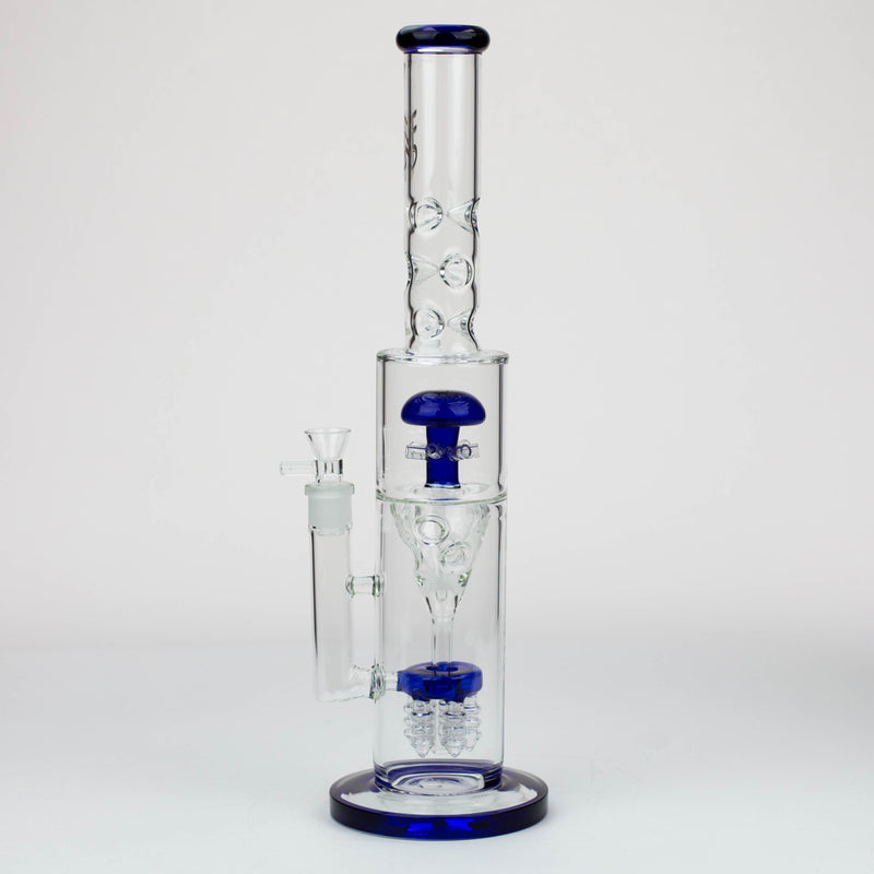 O 17" H2O Funnel glass water bong [H2O-26]
