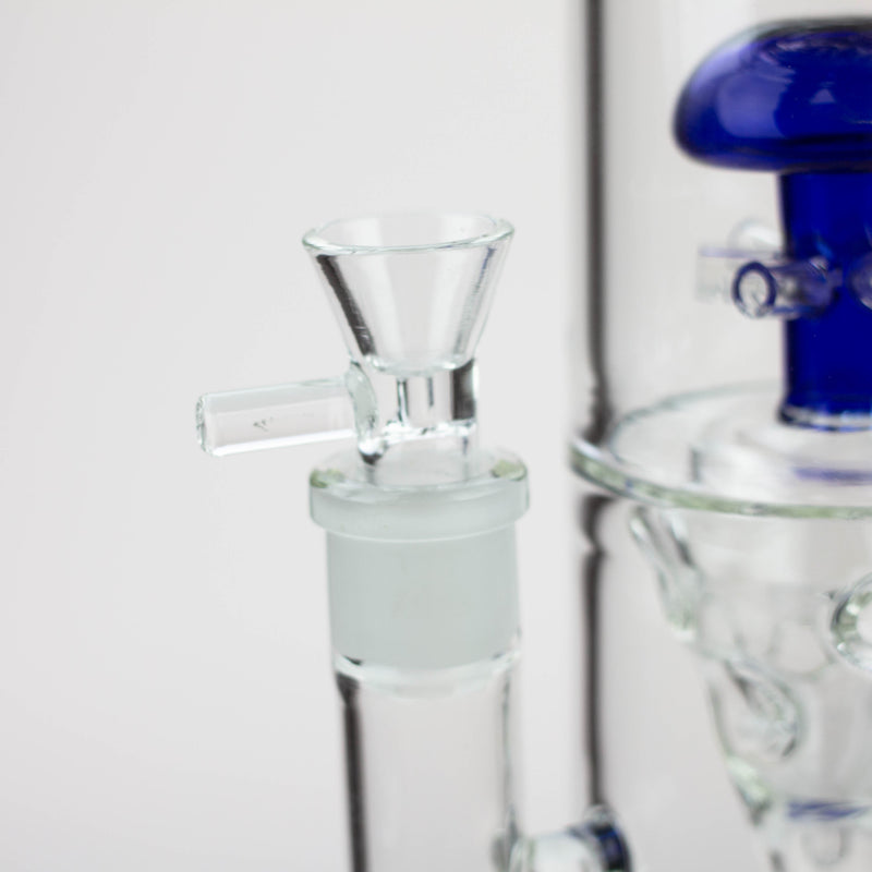 O 17" H2O Funnel glass water bong [H2O-26]