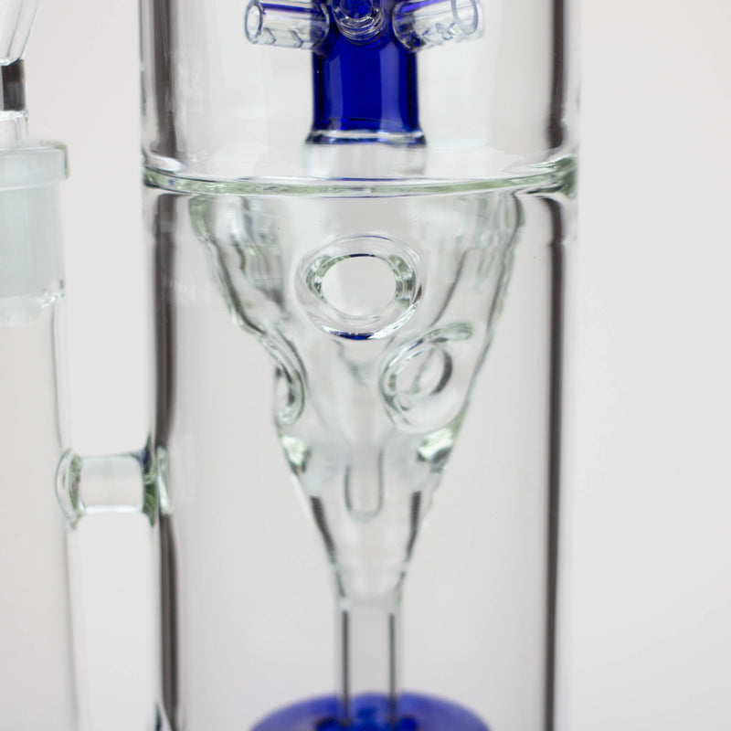 O 17" H2O Funnel glass water bong [H2O-26]