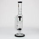 17" H2O Funnel glass water bong [H2O-26] Glass Bong Canadian Distributor Black
