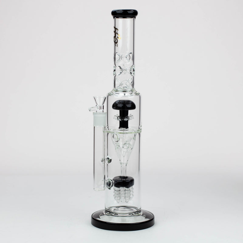O 17" H2O Funnel glass water bong [H2O-26]