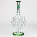 13.5" H2O Glass water recycle bong [H2O-17] Glass Bong Canadian Distributor