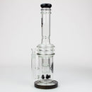 17" H2O glass water bong with double layer honeycomb [H2O-28] Glass Bong Canadian Distributor