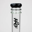 17" H2O glass water bong with double layer honeycomb [H2O-28] Glass Bong Canadian Distributor