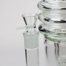 17" H2O glass water bong with double layer honeycomb [H2O-28] Glass Bong Canadian Distributor