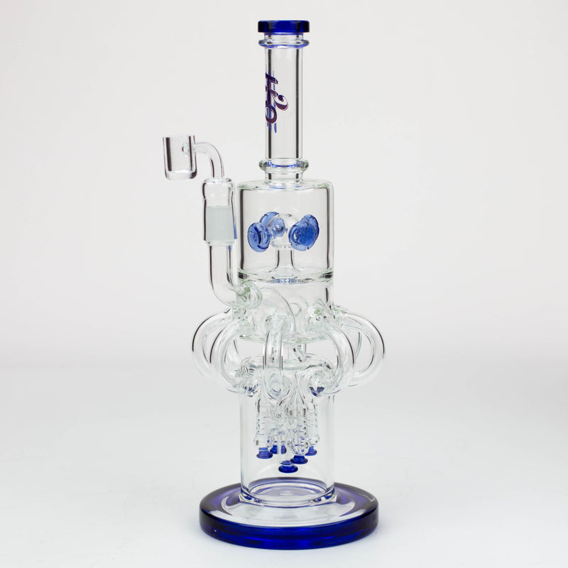 O 15" H2O  Glass water recycle bong [H2O-20]