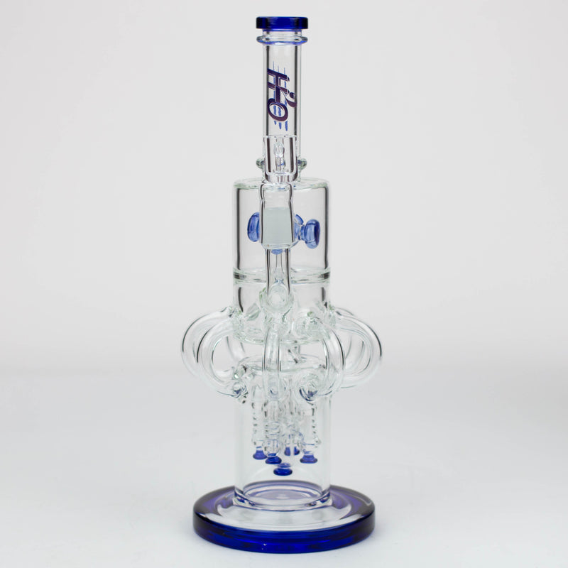 O 15" H2O  Glass water recycle bong [H2O-20]