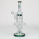 15" H2O Glass water recycle bong [H2O-20] Glass Bong Canadian Distributor Lake Green