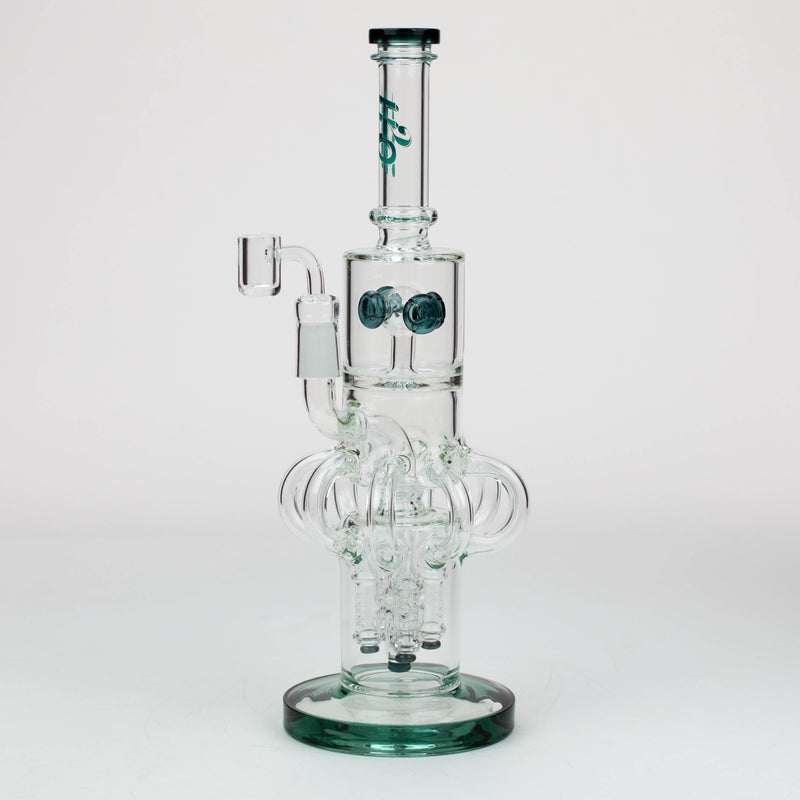 O 15" H2O  Glass water recycle bong [H2O-20]