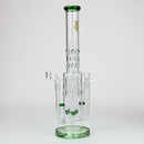19" H2O 2-in-1 Double Joint glass water bong [H2O-22] Glass Bong Canadian Distributor Green
