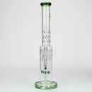 19" H2O 2-in-1 Double Joint glass water bong [H2O-22] Glass Bong Canadian Distributor