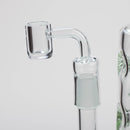 19" H2O 2-in-1 Double Joint glass water bong [H2O-22] Glass Bong Canadian Distributor