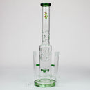 19" H2O 2-in-1 Double Joint glass water bong [H2O-22] Glass Bong Canadian Distributor
