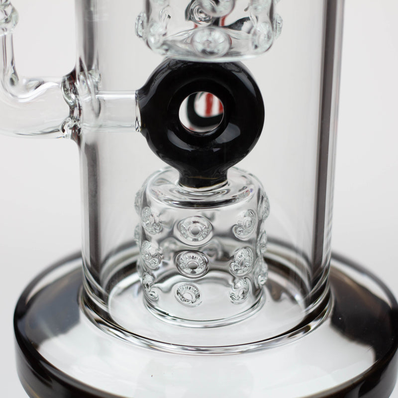O 15" H2O Gold fumed sphere Glass water bong [H2O-23]