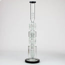 21" H2O Double ring glass water bong [H2O-24] Glass Bong Canadian Distributor