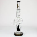 18" H2O Cone diffuser glass water bong [H2O-16] Glass Bong Canadian Distributor Black