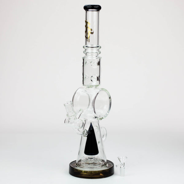 O 18" H2O Cone diffuser glass water bong [H2O-16]