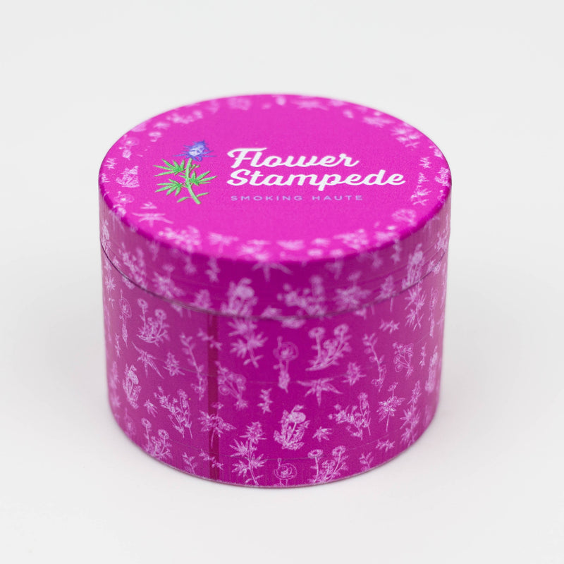 O Flower Stampede 4-Layer Pink Grinder