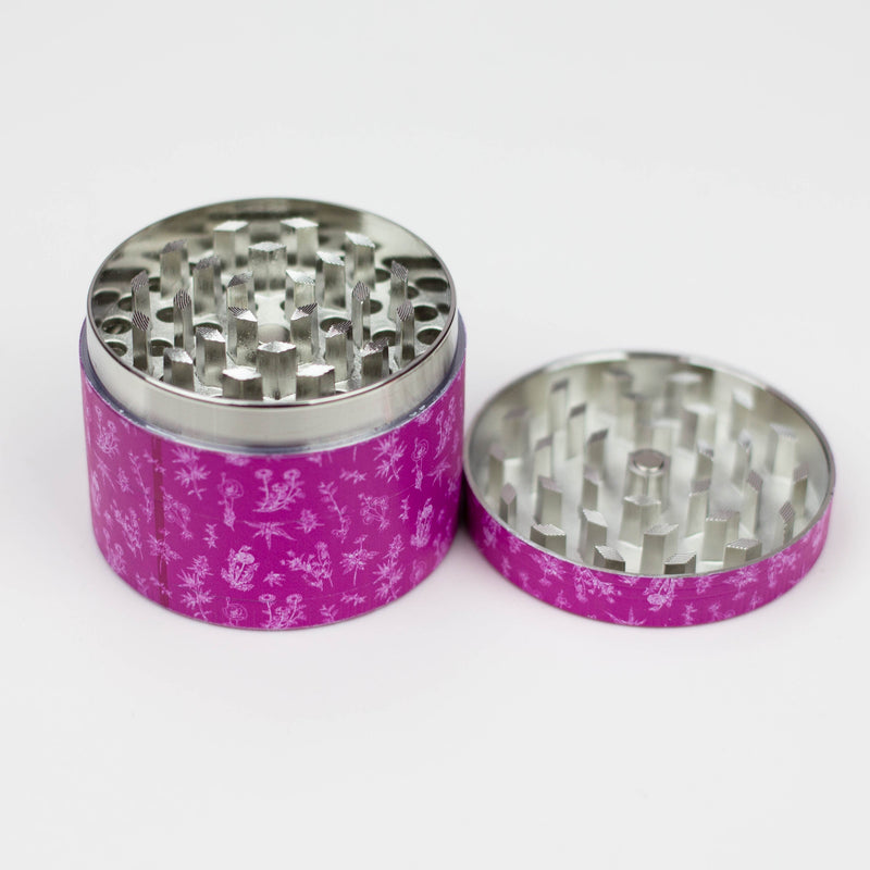 O Flower Stampede 4-Layer Pink Grinder